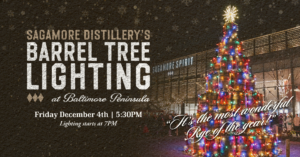 Holiday Barrel Tree Lighting